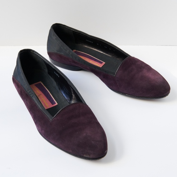 80s - SUSAN BENNIS - WARREN EDWARDS - Loafer - Men\'s - 10 - Purple Suede main image 7
